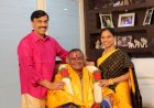 ಜನಾರ್ಧನ ರೆಡ್ಡಿ  ಅವರಿಂದ ಸನ್ಮಾನ ಸ್ವೀಕರಿಸಿ ಭಾವುಕರಾದ ಮಂಜಮ್ಮ ಜೋಗತಿ