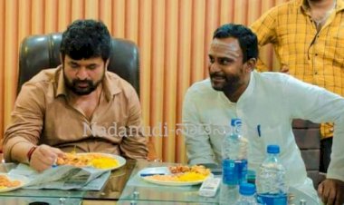 ಕಾಶಪ್ಪನವರ ಮನೆಗೆ ಮಾಜಿ ಸಚಿವ ವಿನಯ ಕುಲಕರ್ಣಿ ಭೇಟಿ