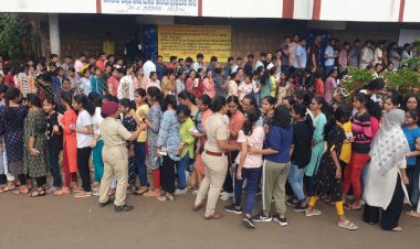 ವಿದ್ಯಾರ್ಥಿಗಳಿಂದ ಮತದಾನ: ನವನಗರದಲ್ಲಿ ವಾಗ್ವಾದ