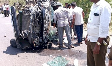 ಭೀಕರ ರಸ್ತೆ ಅಪಘಾತ: ಸಿದ್ಧನಕೊಳದ ಶಿವಕುಮಾರ ಸ್ವಾಮೀಜಿಗೆ ಗಂಭೀರ ಗಾಯ