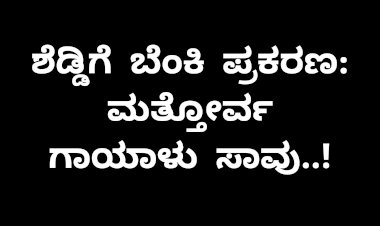 ಶೆಡ್ ಘಟನೆ: ಮತ್ತೋರ್ವ ಗಾಯಾಳು ಮೃತ..!